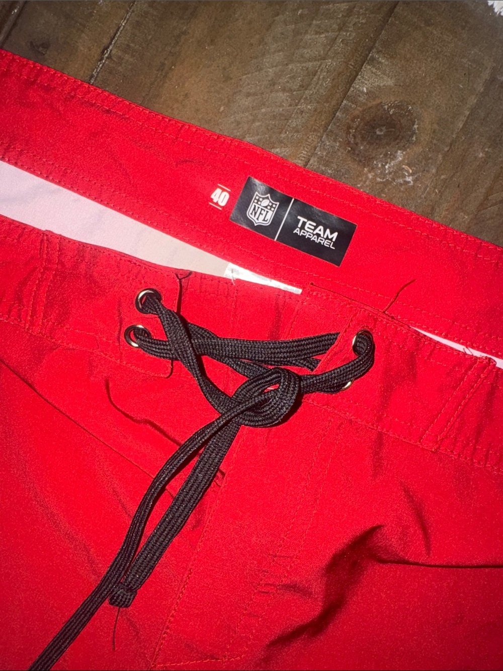 NFL San Francisco 49ers Red, Gold and White Mini Skirt - Picture 2 of 4